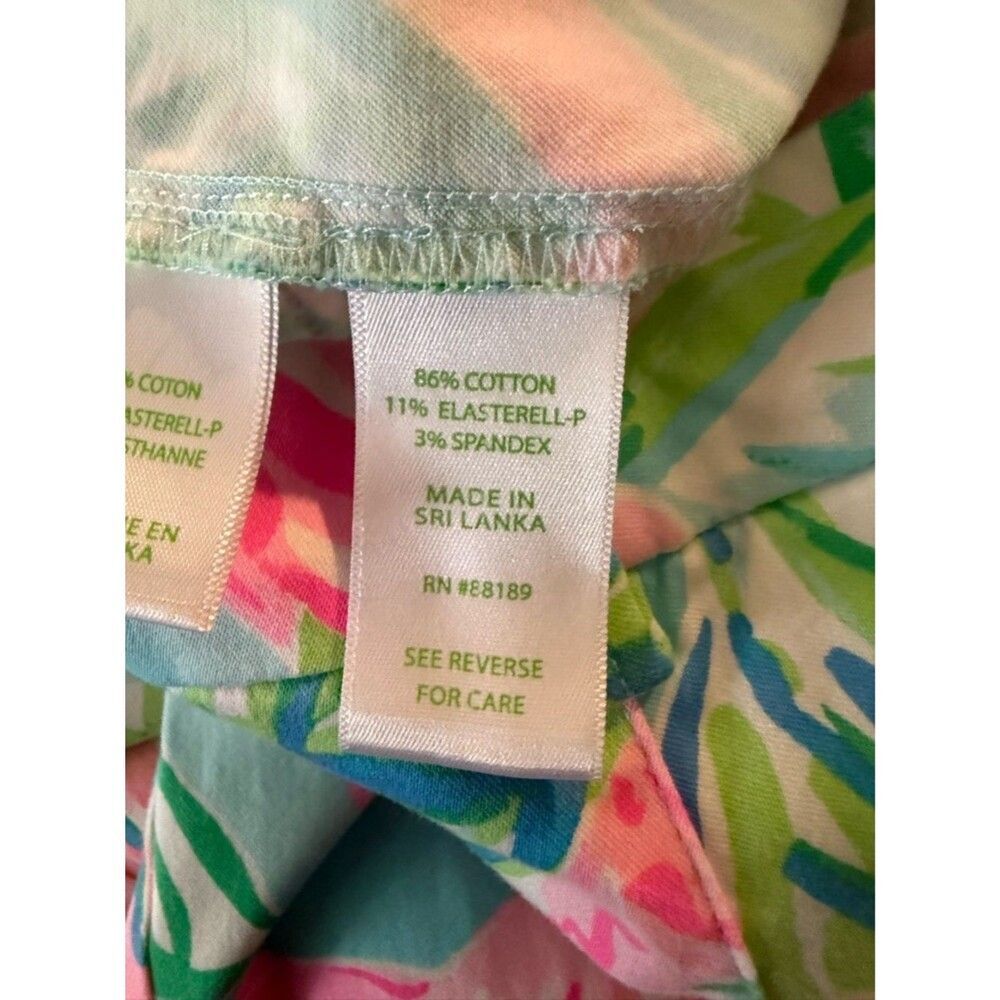 Lilly Pulitzer Kelly High Rise Skinny Ankle Pants Women's Size 2 Totally Blossom - Picture 7 of 11